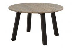 derby rond alu teak 247x165 - Taste by 4 Seasons | Tuintafel Derby Ø 130 cm | Aluminium Poten