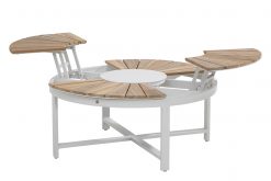 forio frost grey rond 247x165 - 4 Seasons Outdoor | Koffietafel Ø 105 cm Forio | Frost Grey