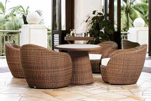 lotus lounge diningset tan wicker artie garden 510x340 - Artie | Lounge-Diningset Lotus | Tan