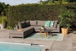 loungeset antraciet stone grey links sfeer 247x165 - Exotan | Loungeset Sicilië Links | Stone Grey