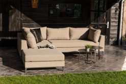 loungeset antraciet taupe rechts links 247x165 - Exotan | Loungeset Sicilië Links | Taupe