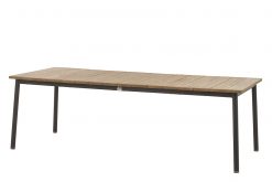 miloudining 247x165 - Apple Bee | Tuintafel Milou 240 x 100 cm | Teak-Black