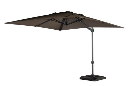 parasol 350 x 350 darkbrown 510x340 - Exotan | Parasol Roma Ø350 cm | Dark Brown