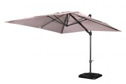 parasol 350 x 350 sand 247x165 - Exotan | Parasol Roma Ø350 cm | Sand