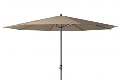 platinum parasol riva 400 taupe vrijstaand 247x165 - Platinum | Parasol Riva Ø400 cm | Taupe