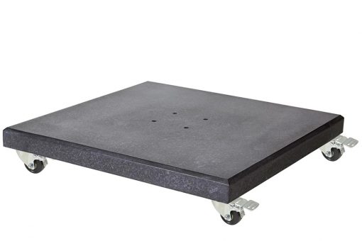 platinum parasolvoet modena 90kg graniet vrijstaand 1 510x340 - Platinum | Parasolvoet Modena XL Graniet met Wielen | 90 kg