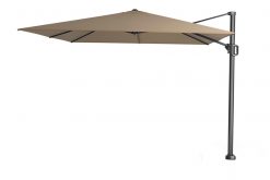 platinum zweefparasol challenger 3x3 t1 taupe vrijstaand 247x165 - Platinum | Zweefparasol Challenger T¹ 300 x 300 cm | Taupe