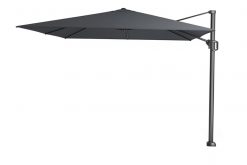 platinum zweefparasol challenger t1 3x3 antraciet vrijstaand 247x165 - Platinum | Zweefparasol Challenger T¹ 300 x 300 cm | Antraciet