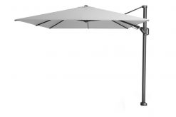 platinum zweefparasol challenger t2 35x26 licht grijs vrijstaand 247x165 - Platinum | Zweefparasol Challenger T² 350 x 260 cm | Lichtgrijs