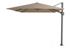 platinum zweefparasol challenger t2 35x26 taupe vrijstaand 247x165 - Platinum | Zweefparasol Challenger T² 350 x 260 cm | Taupe