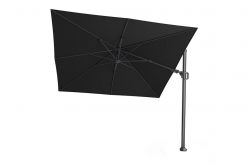 platinum zweefparasol challenger t2 3x3 zwart vrijstaand 247x165 - Platinum | Zweefparasol Challenger T² 300 x 300 cm | Zwart