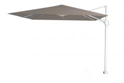 platinum zweefparasol challenger t2 wit 3x3 havana vrijstaand 247x165 - Platinum | Zweefparasol Challenger T² Premium 300 x 300 cm | Wit-Havana