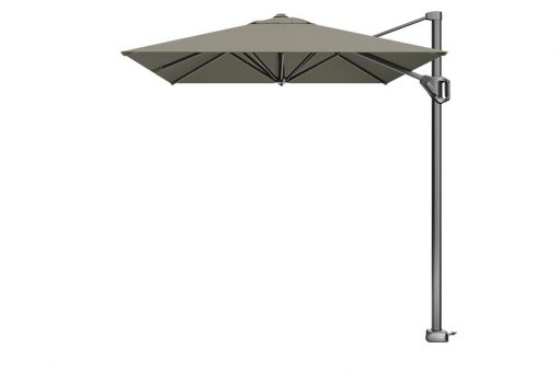 platinum zweefparasol voyager t1 3x2 taupe vrijstaand 510x340 - Platinum | Zweefparasol Voyager T¹ 300 x 200 cm | Taupe