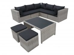 salou hoekbank met koffietafel halfmoon light grey 1 247x184 - Fonteyn | Loungeset Salou met Koffietafel | Halfmoon Light Grey