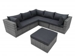 salou hoekbank normaal halfmoon dark grey 247x184 - Fonteyn | Loungeset Salou | Halfmoon Dark Grey