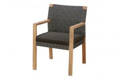 square teak charcoal 247x165 - Apple Bee | Tuinstoel Square | Charcoal