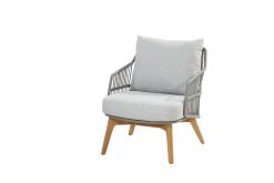 213843  sempre living chair teak silver grey with 2 cushions 01 247x165 - 4-Seasons Sempre loungestoel - Teak/Silver Grey
