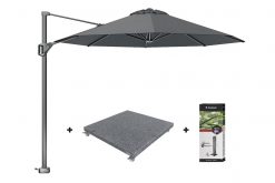 7148 h1901 7970 247x165 - Platinum Voyager ronde zweefparasol T1 3 m. - Antraciet met voet en hoes