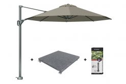 7148e h1901 7970 247x165 - Platinum Voyager ronde zweefparasol T1 3 m. - Taupe met voet en hoes