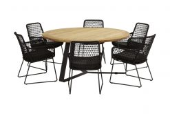 91013 91079 91080  athena dining with round basso table 01 247x165 - Taste Athena tuinstoel + Basso tuintafel 160 cm. rond