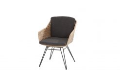 91145  bohemian dining chair natural with 2 cushions 1 247x165 - Taste Bohemian dining tuinstoel
