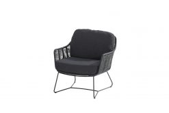 91273  belmond living chair anthracite with 2 cushions 01 247x165 - Taste Belmond Loungestoel - Antraciet