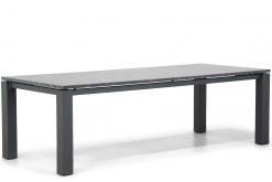 alaska tafel antracite 240x100 cm zonder wielen  1 247x165 - Van Dijk Alaska 240 cm dining tuintafel pearl black