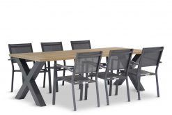 amarilla stoel met cardiff tuintafel 240 bij 100 x leg 247x165 - Lifestyle Amarilla/Cardiff 240 cm dining tuinset 7-delig