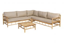 bamboo bh33bb lr 247x165 - Exotan Bamboe hoek loungeset - 4-delig