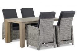 bello brighton tafel 165 cm 1 1 247x165 - Garden Collections Bello/Brighton 165 cm dining tuinset 5-delig