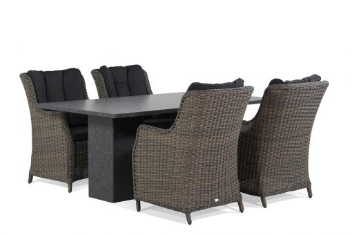 buckingham kubu graniet 180 copy 1 510x340 - Garden Collections Buckingham/Graniet 180 cm dining tuinset 5-delig