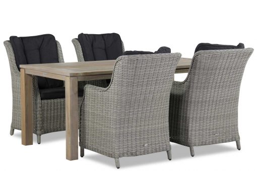 buckingham new grey bristol 180 tuintafel 1 510x340 - Garden Collections Buckingham/Bristol 180 cm dining tuinset 5-delig