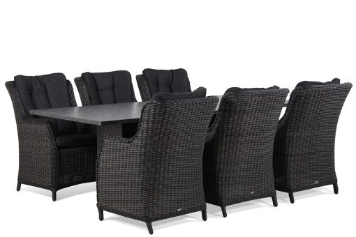 buckingham off black graniet 220 1 510x340 - Garden Collections Buckingham/Graniet 220 cm dining tuinset 7-delig