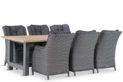 buckingham tuinset off black 7d san francisco 247x165 - Garden Collections Buckingham/San Francisco 260 cm dining tuinset 7-delig