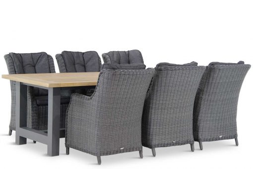 buckingham tuinset off black 7d san francisco 510x340 - Garden Collections Buckingham/San Francisco 260 cm dining tuinset 7-delig