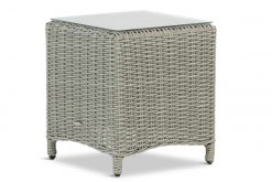 chicago side table new grey 247x165 - Garden Collections Chicago bijzettafel met glasplaat