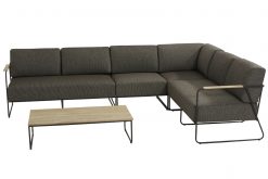 coast loungeset 4 seasons outdoor 247x165 - 4 Seasons Outdoor Coast Lounge hoekbank + Axel tafel rechthoek - 5 delig