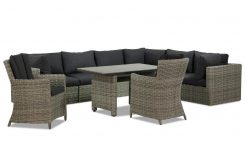 comodo loungeset 2 met center 247x165 - Garden Collection Comodo/Lusso 130 cm dining loungeset 9-delig