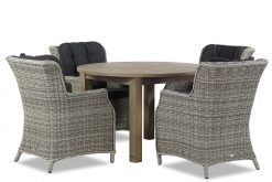 content 1 2 247x165 - Garden Collections Vita/Brighton 120 cm dining tuinset 5-delig