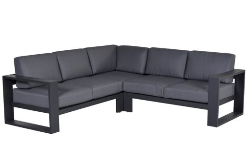 cube loungeset garden impressions carbon 510x340 - Garden impressions Cube loungeset - 3-delig - Carbon