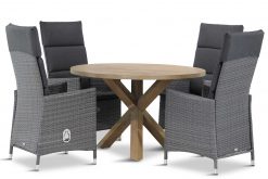 denver tuinset flat antraciet 5d sand city 247x165 - Garden Collections Denver/Sand City rond 120 cm dining tuinset 5-delig