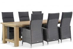 denver tuinset flat antraciet 7d fourmile 247x165 - Garden Collections Denver/Fourmile 260 cm dining tuinset 7-delig