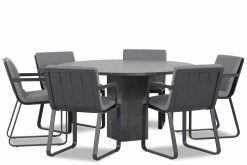 estancia graniet rond 140 1 247x165 - Lifestyle Estancia/Graniet rond 140 cm dining tuinset 7-delig