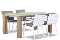 estancia white brighton 165 1 247x165 - Lifestyle Estancia/Brighton 165 cm dining tuinset 5-delig