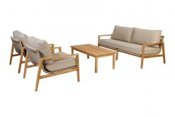 florida bh1069lb bh1069lc bh1069ct lr 247x165 - Exotan Florida stoel-bank teak loungeset - 4-delig