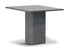 graniet vierkante tafel 247x165 - Garden Collections granieten dining tuintafel 100 x 100 cm