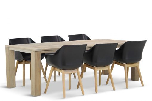 hartman sophie teak carbon met brighton tuintafel 240 cm 510x340 - Hartman Sophie teak/Brighton 240 cm dining tuinset 7-delig