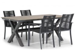 img 6611tuinset 247x165 - Santika Annisa/Forest 180 cm dining tuinset 5-delig