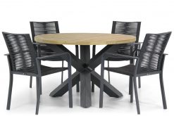 img 6840tuinset 1 247x165 - Santika Annisa/Rockville 120 cm rond dining tuinset 5-delig