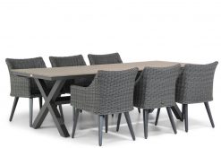 img 8126tuinset 247x165 - Garden Collections Milton/Forest 240 cm dining tuinset 7-delig